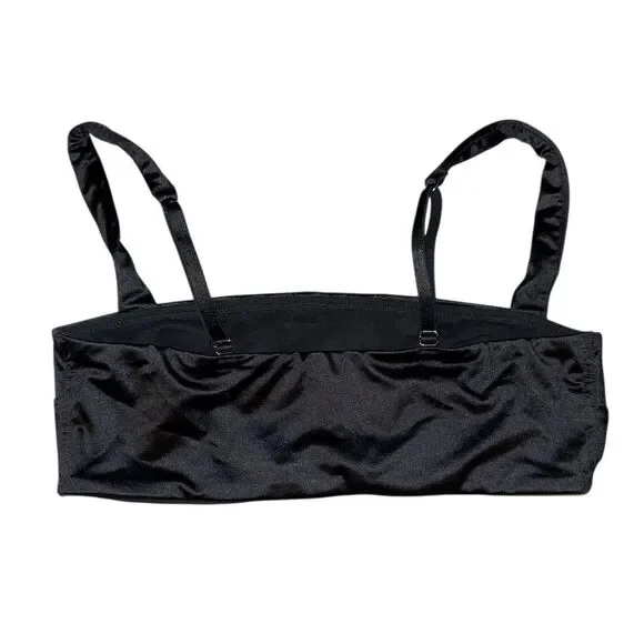 Auden Luxury‎ Collection Black Bralette Set Triangle and Bandeau Styles MED NEW - Picture 5 of 9
